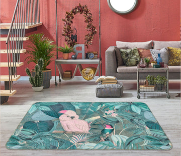 3D Jungle Friends 1027 Andrea haase Rug Non Slip Rug Mat