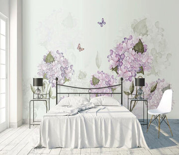 3D Colored Flowers WC49 Wall Murals Wallpaper AJ Wallpaper 2 