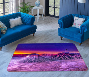 3D Purple ea Water 1134 Marco Carmassi Rug Non Slip Rug Mat