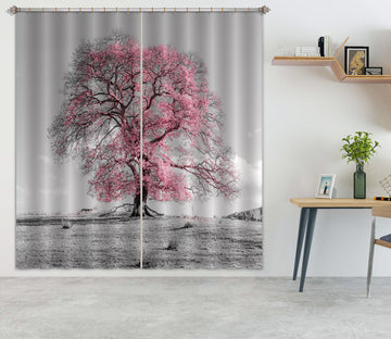 3D Cherry Blossoms 071 Assaf Frank Curtain Curtains Drapes