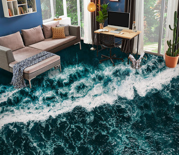 3D Wave Art Beauty 723 Floor Mural  Wallpaper Murals Rug & Mat Print Epoxy waterproof bath floor