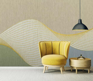 3D Curved Stripes WC2735 Wall Murals