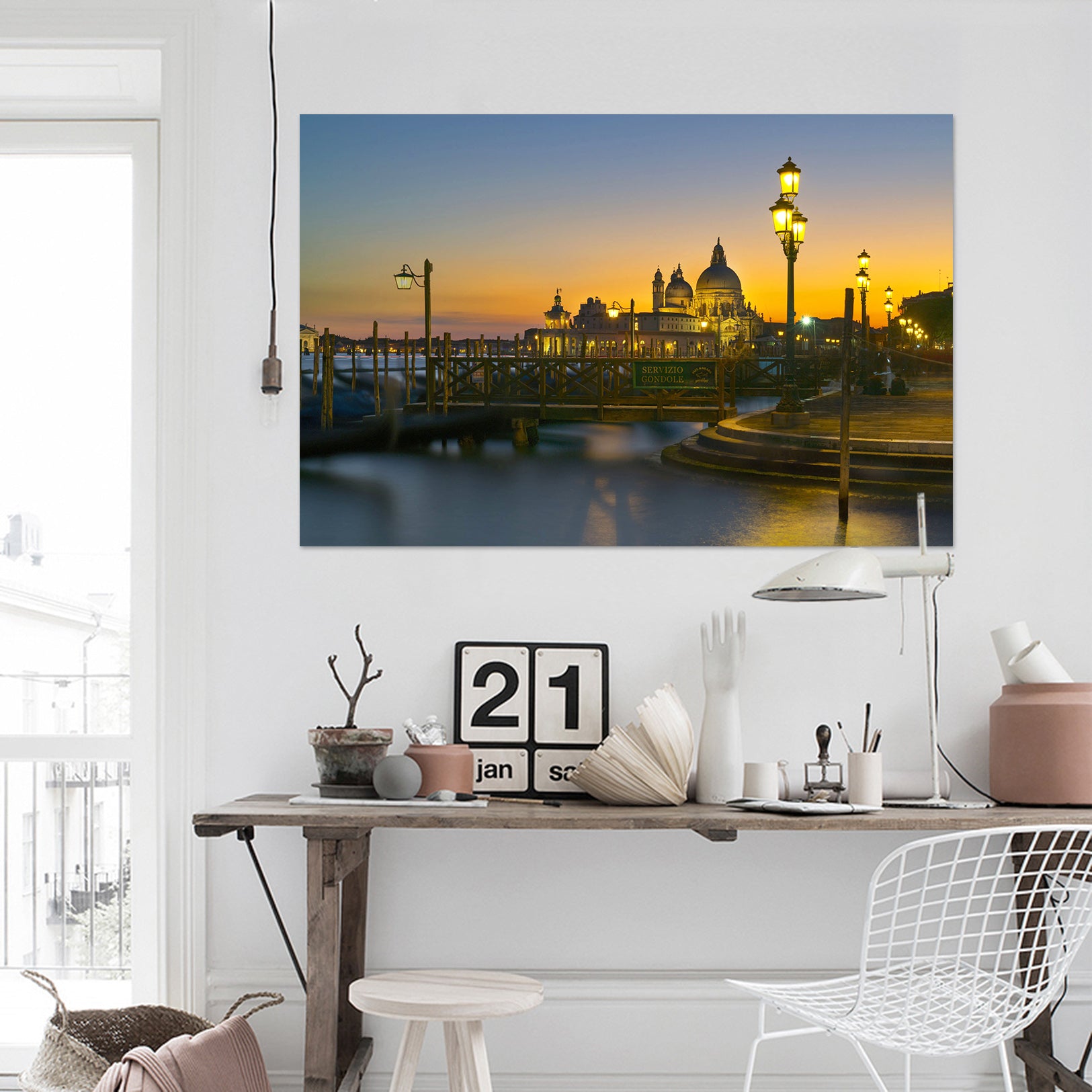 3D Sunset Lights 121 Marco Carmassi Wall Sticker