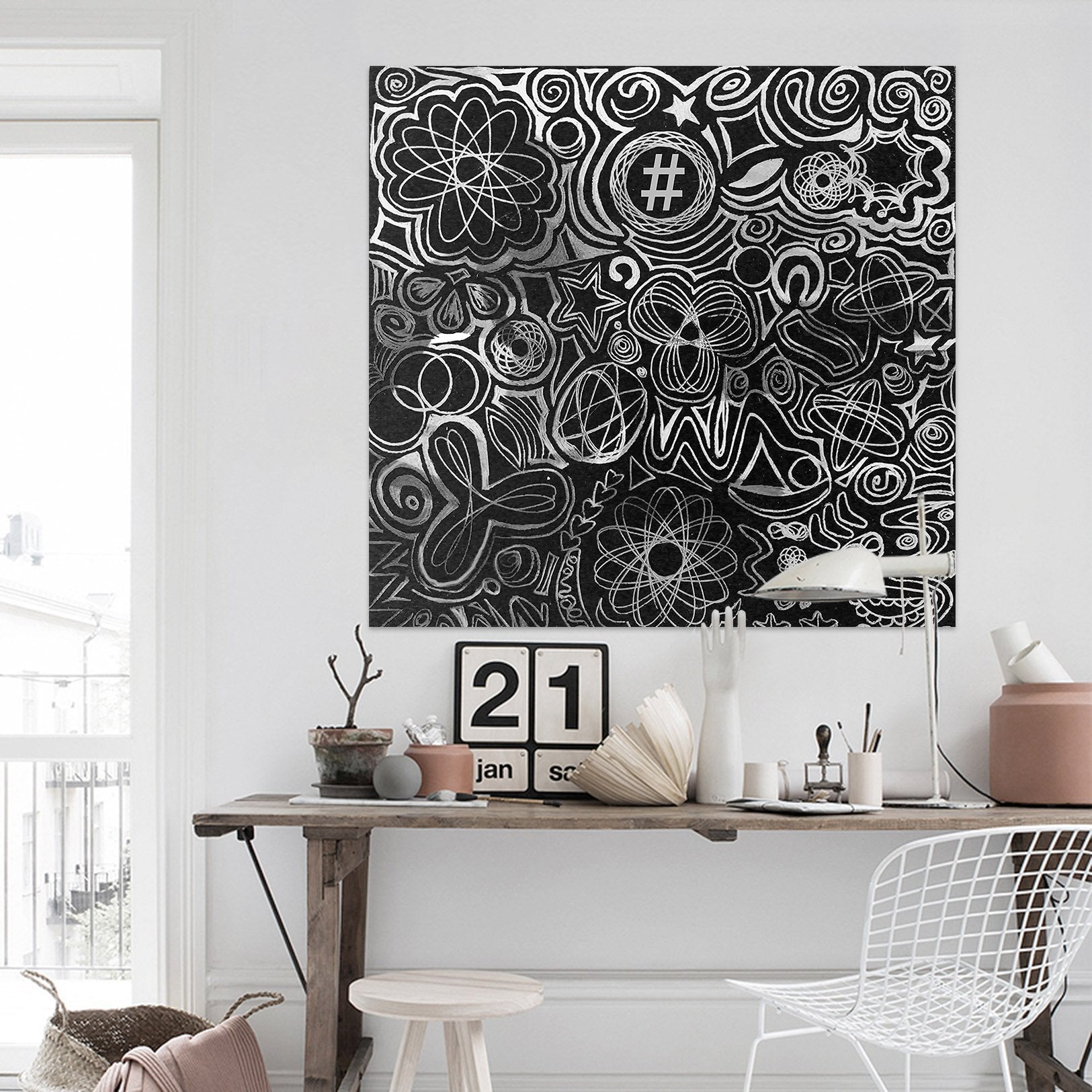 3D Abstract Pattern 018 Shandra Smith Wall Sticker Wallpaper AJ Wallpaper 2 