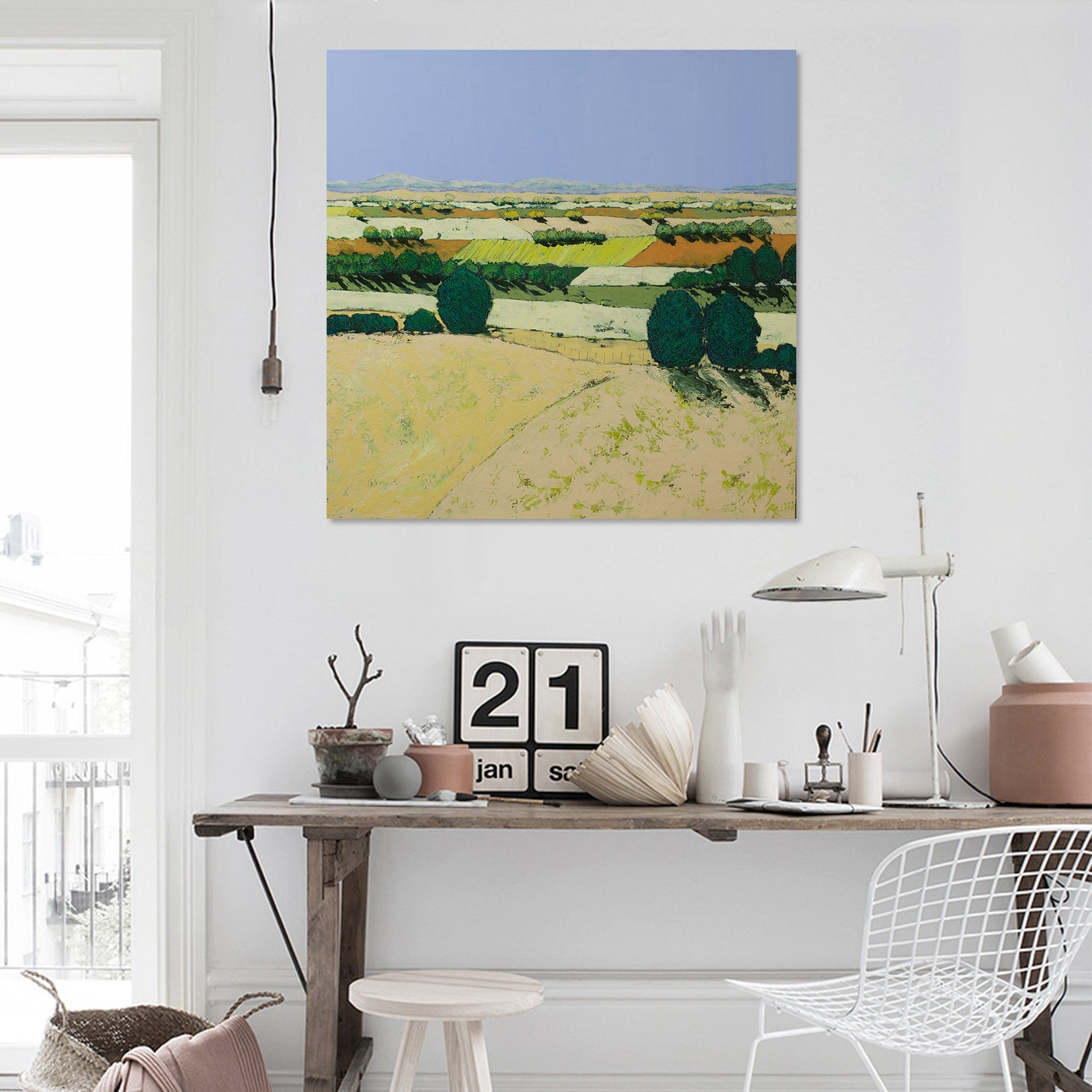 3D Summer Field 106 Allan P. Friedlander Wall Sticker