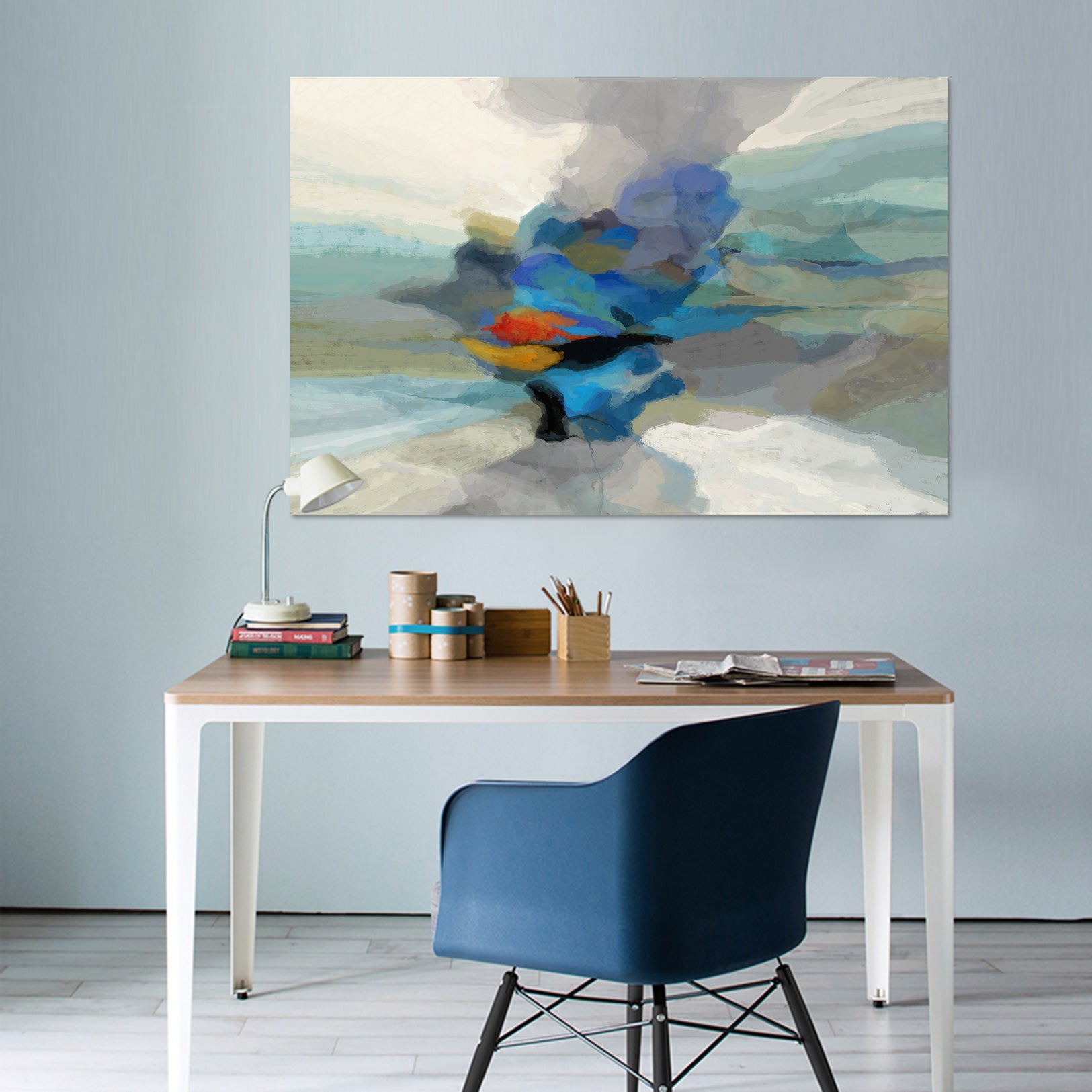 3D Color Splash 006 Michael Tienhaara Wall Sticker