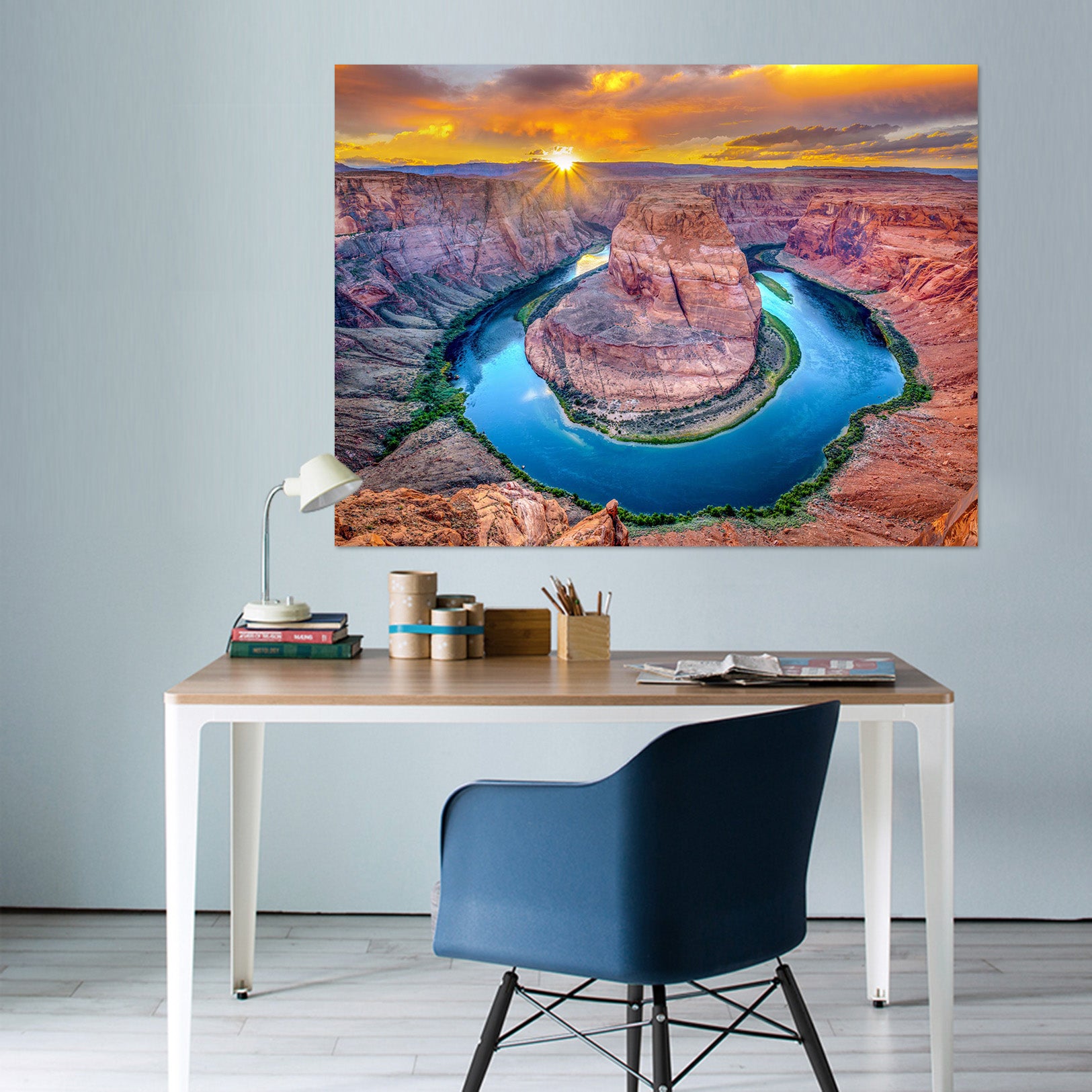 3D Magic Horseshoe Bend 140 Marco Carmassi Wall Sticker