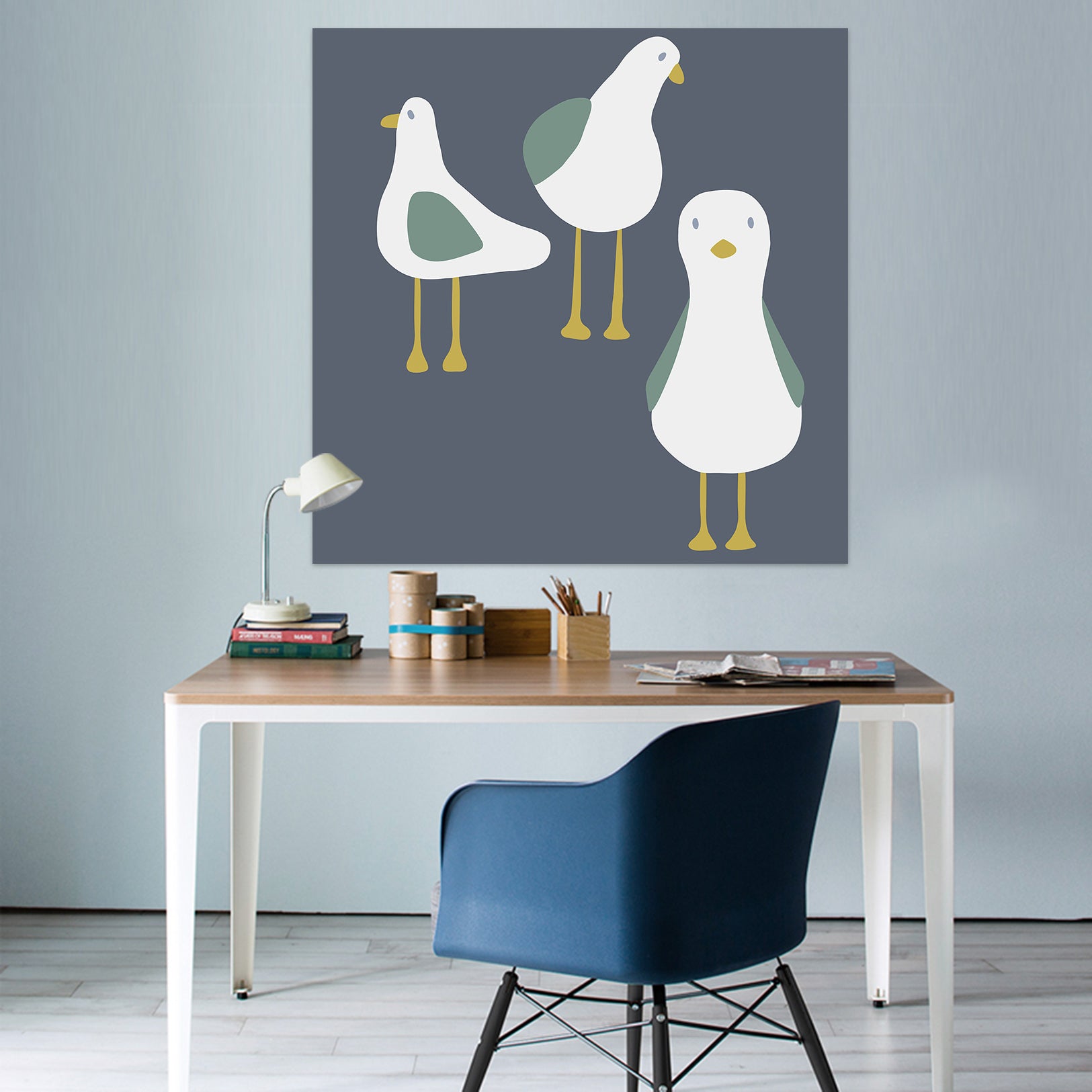 3D Cute Chick 004 Jillian Helvey Wall Sticker