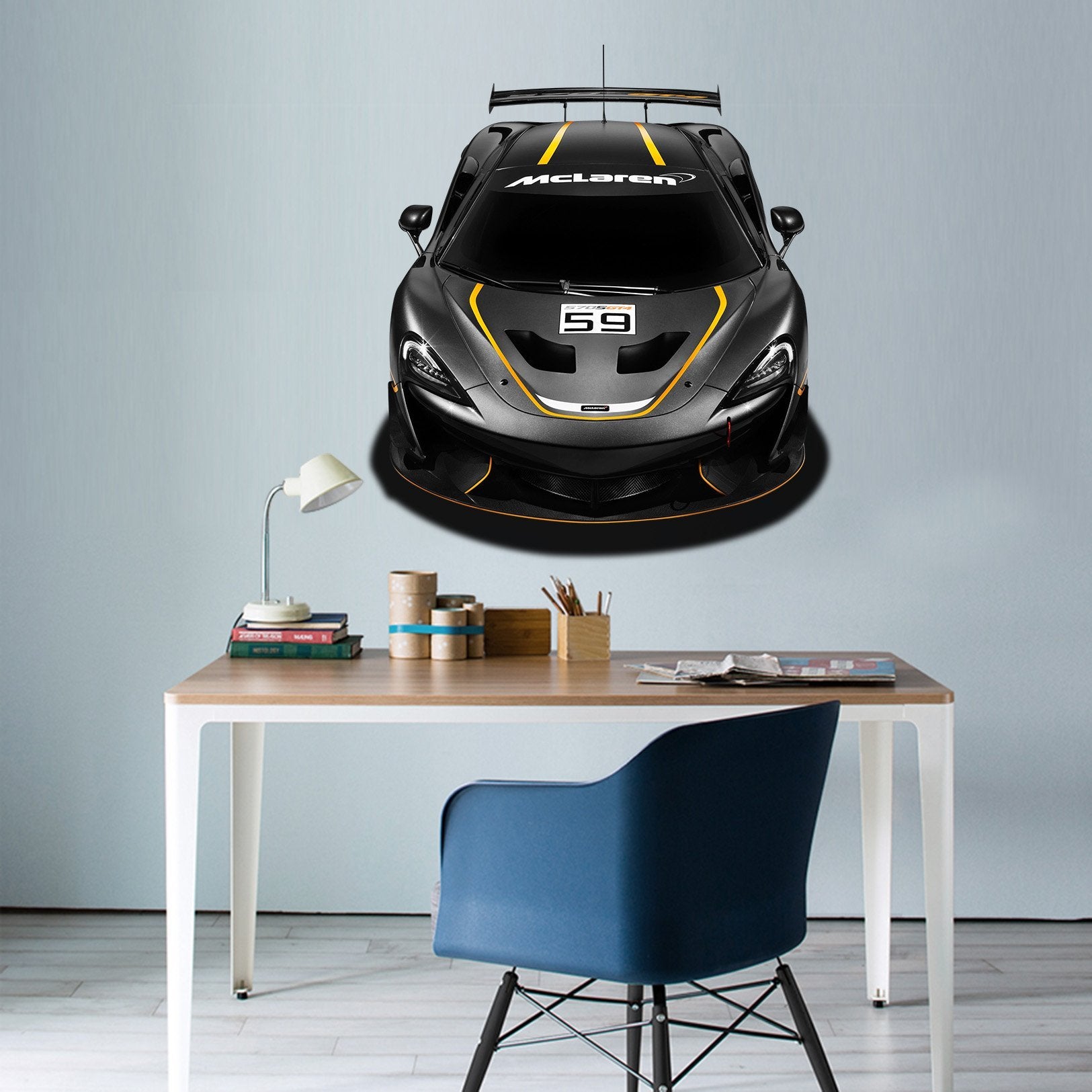 3D Mclaren 570s Race Car 200 Vehicles Wallpaper AJ Wallpaper 