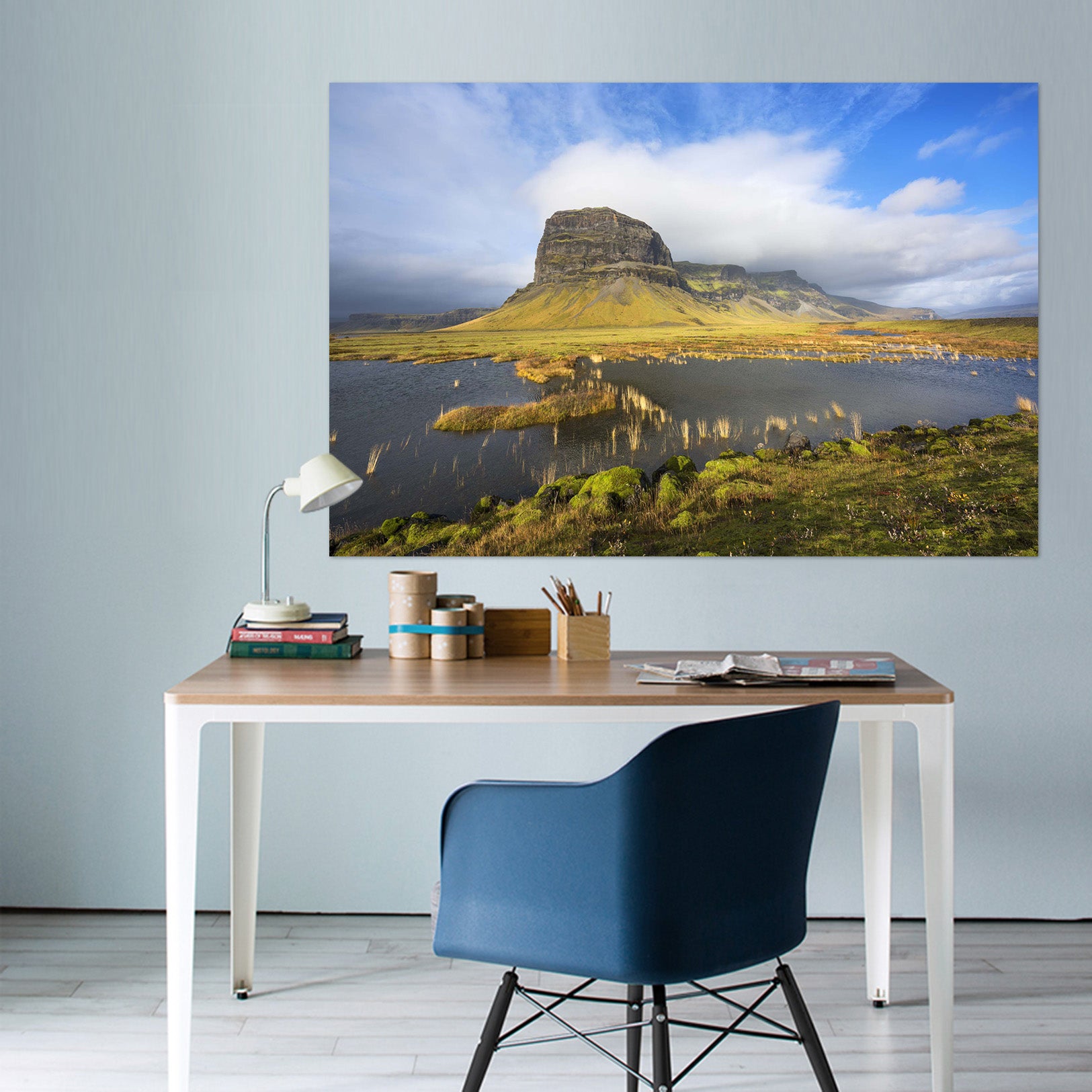 3D Prairie River 163 Marco Carmassi Wall Sticker