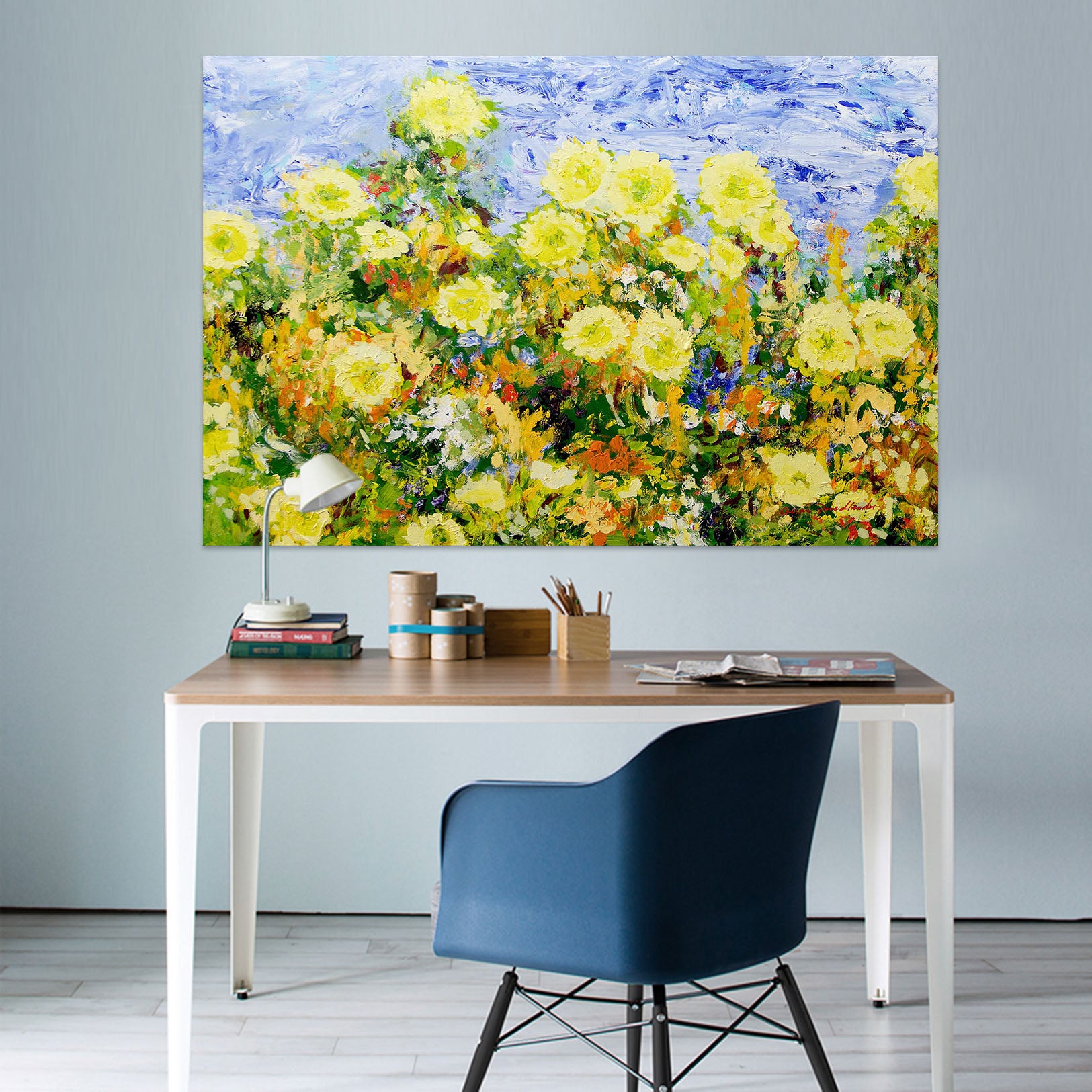 3D Summer Garden 014 Allan P. Friedlander Wall Sticker