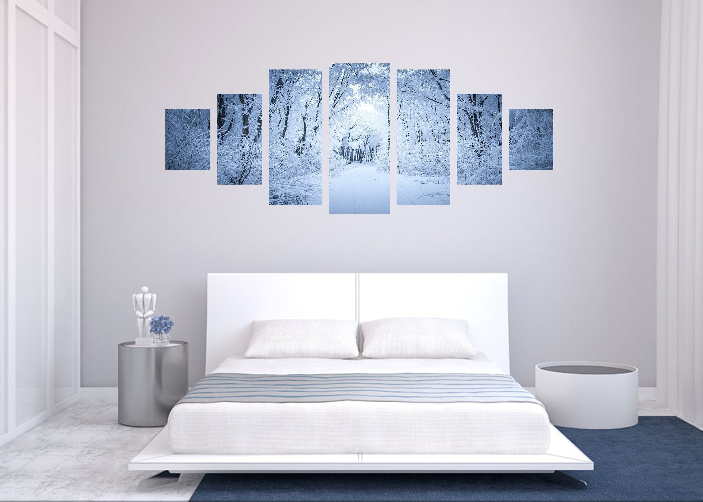 3D Snow Scenery 124 Unframed Print Wallpaper Wallpaper AJ Wallpaper 