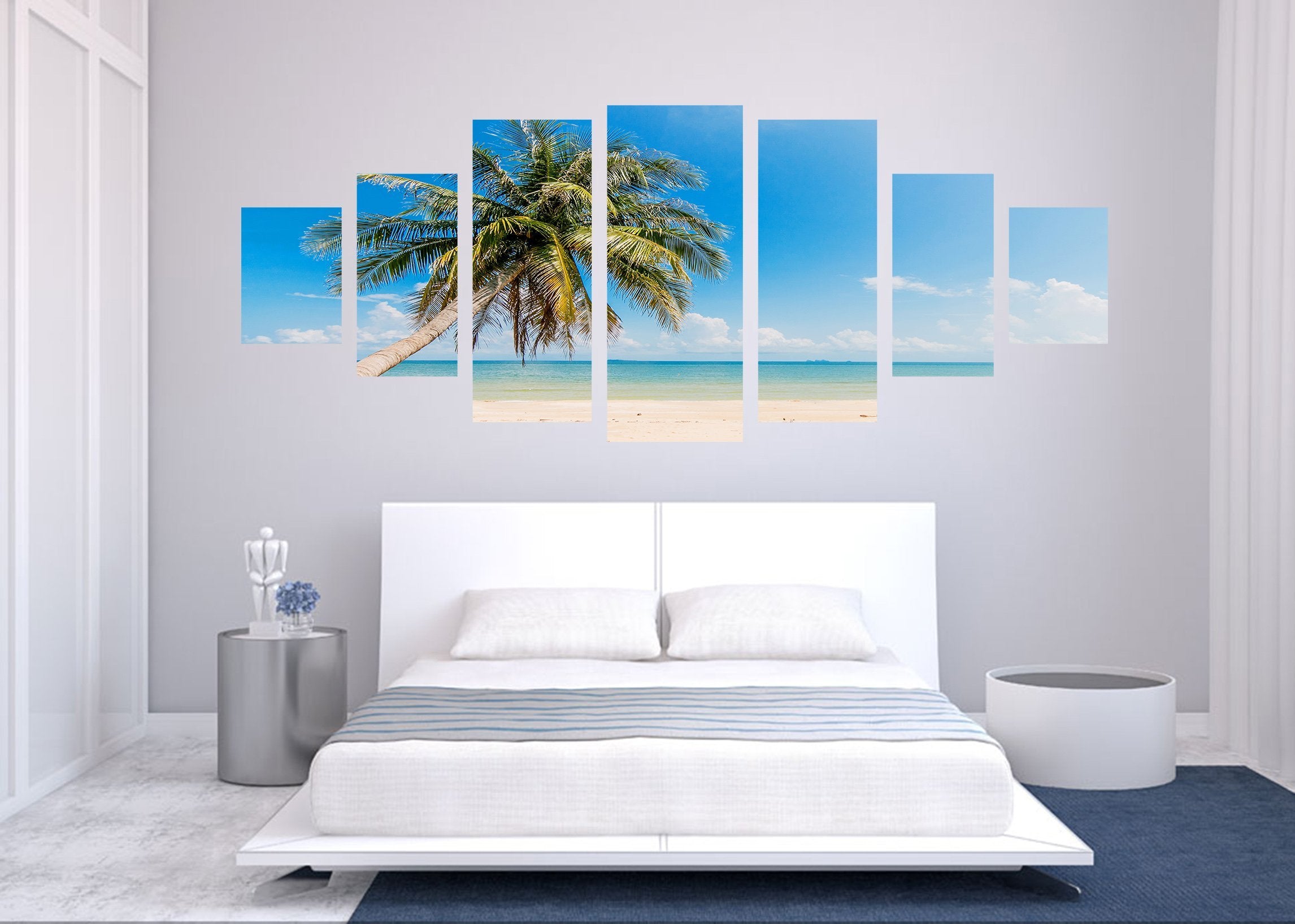 3D Coconut Tree 152 Unframed Print Wallpaper Wallpaper AJ Wallpaper 