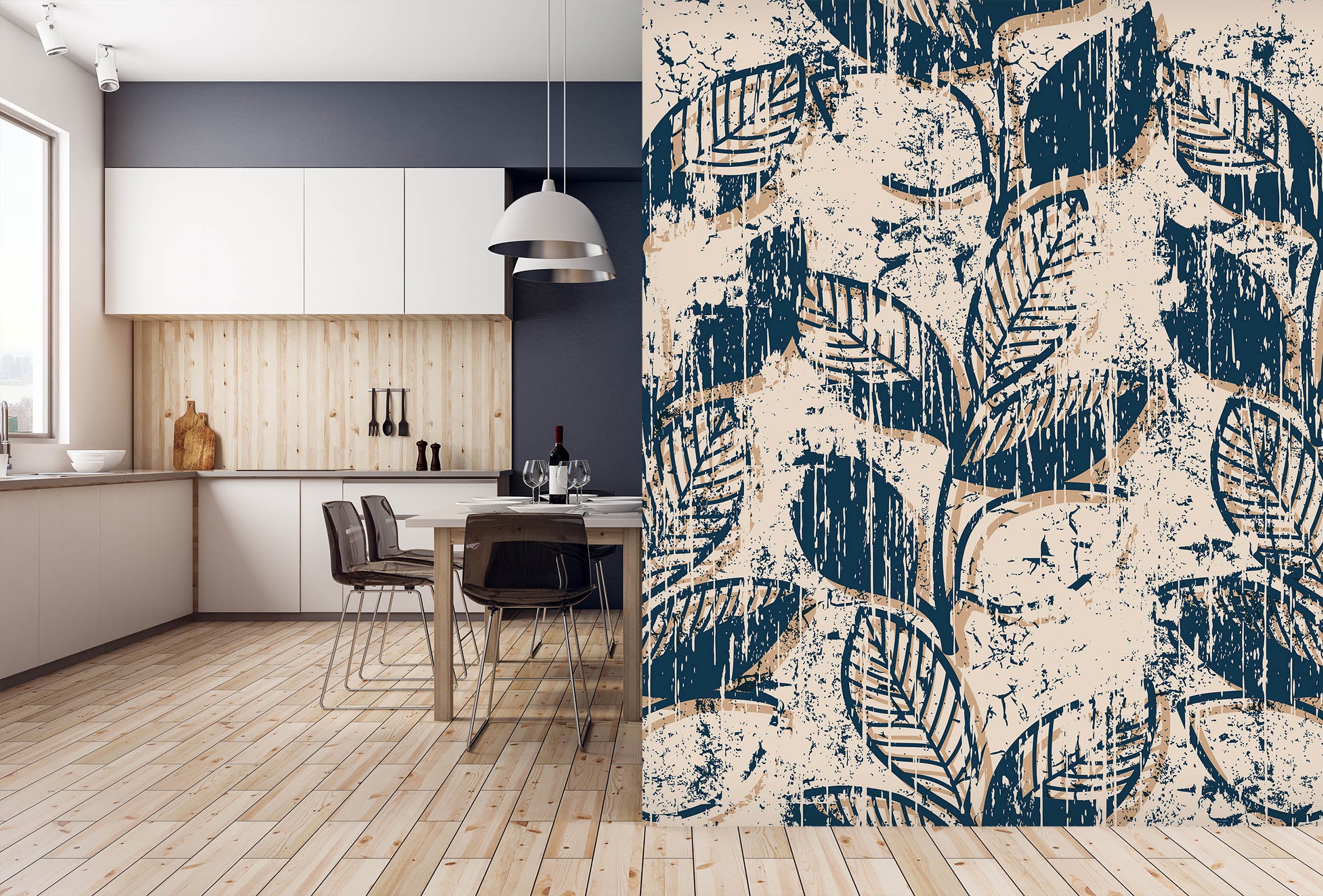 3D Leaves 57147 Wall Murals