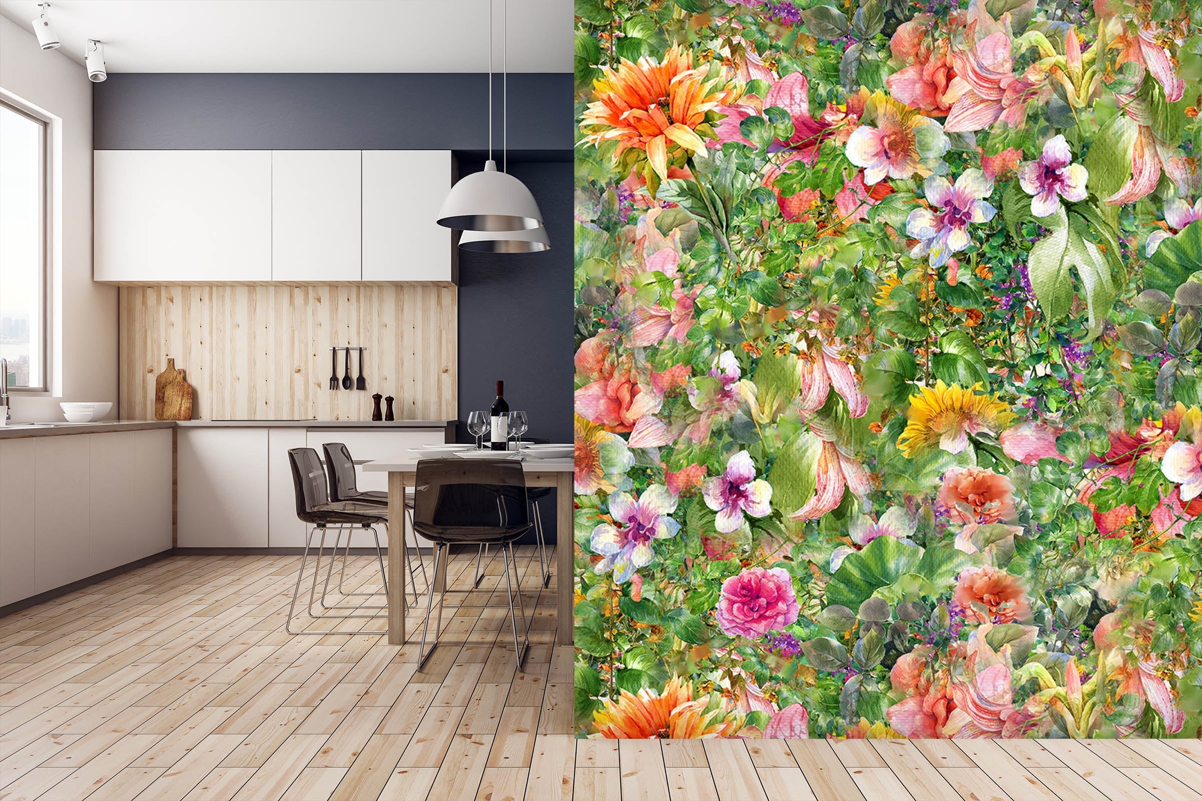 3D Bright Plants Flower 25 Wall Murals Wallpaper AJ Wallpaper 2 