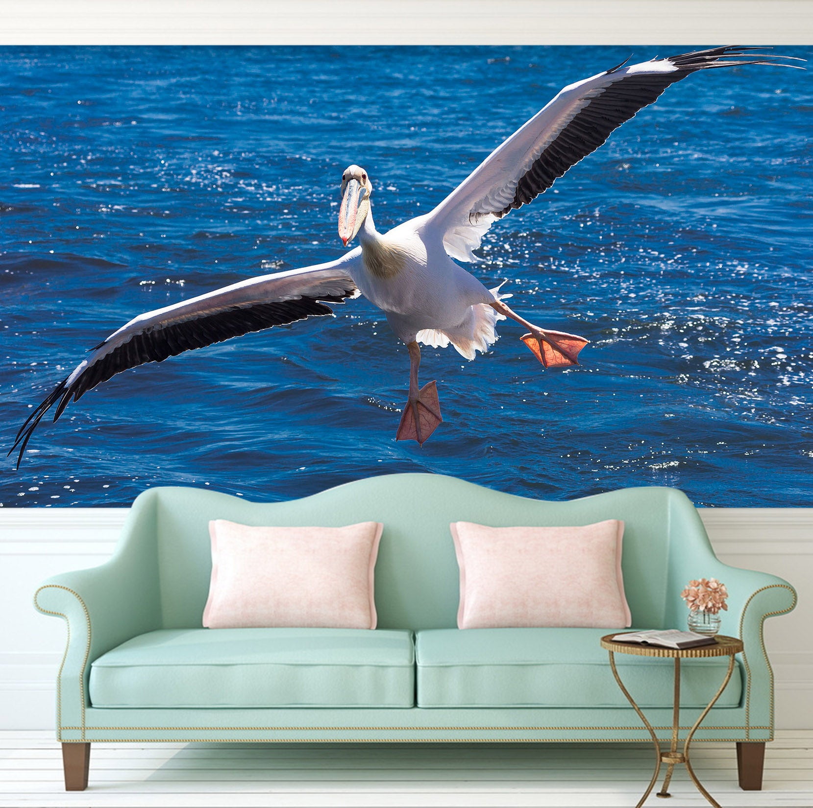 3D Pelican Wings 203 Wall Murals