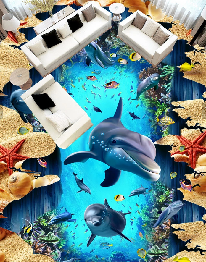 3D Ocean World 591 Floor Mural  Wallpaper Murals Rug & Mat Print Epoxy waterproof bath floor