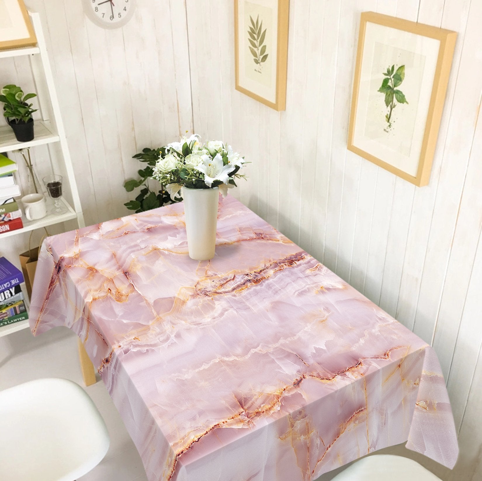 3D Pink Marble 44 Tablecloths Wallpaper AJ Wallpaper 