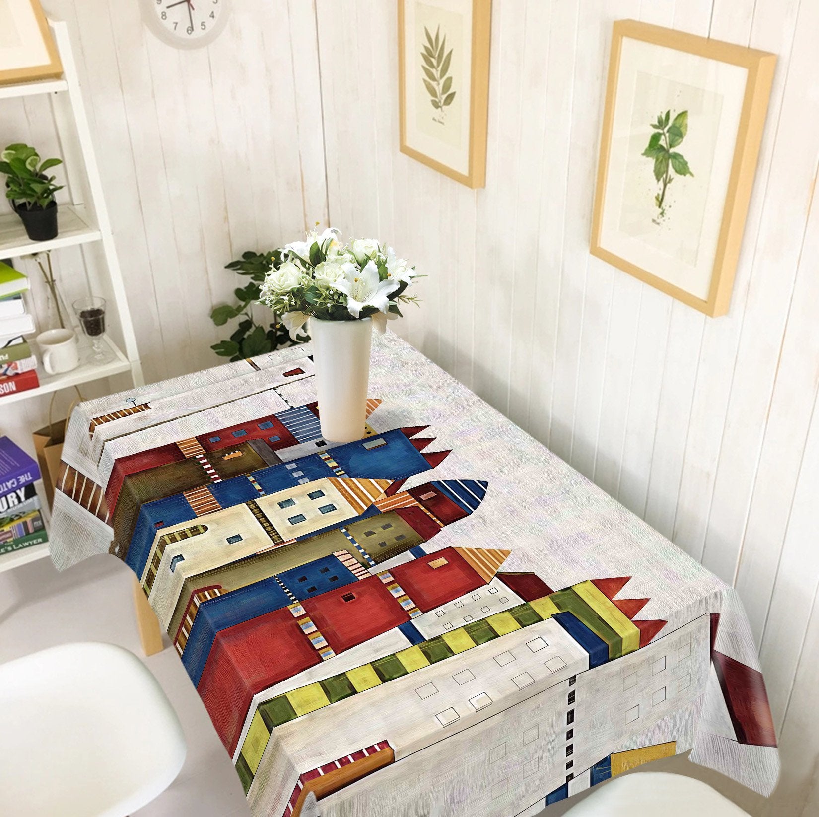 3D Cartoon Houses 158 Tablecloths Wallpaper AJ Wallpaper 