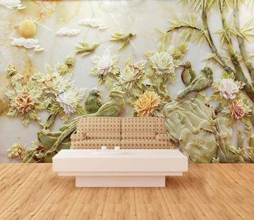 3D Flower bamboo forest Wallpaper AJ Wallpaper 1 
