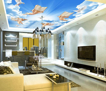 Angel Blue Sky Cloud Wallpaper AJ Wallpaper 1 