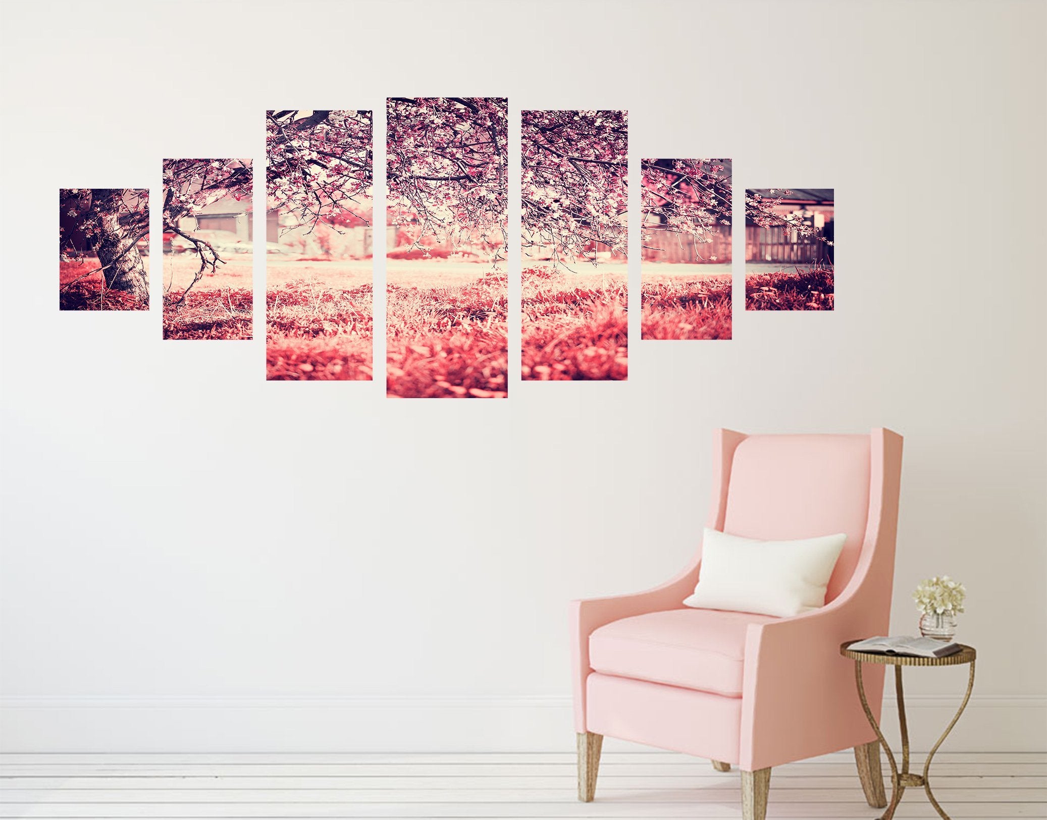 3D Dusk Tree 159 Unframed Print Wallpaper Wallpaper AJ Wallpaper 