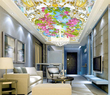 Lush Green Trees And Flower Wallpaper AJ Wallpaper 1 