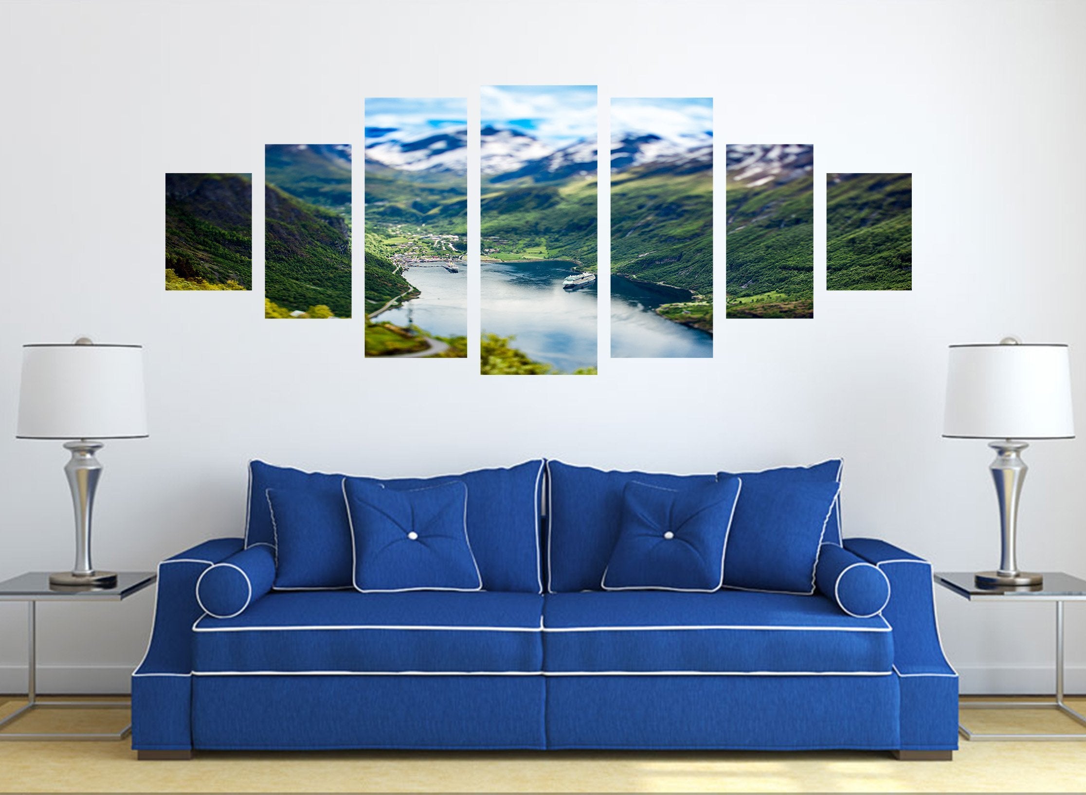 3D Small Boat 054 Unframed Print Wallpaper Wallpaper AJ Wallpaper 