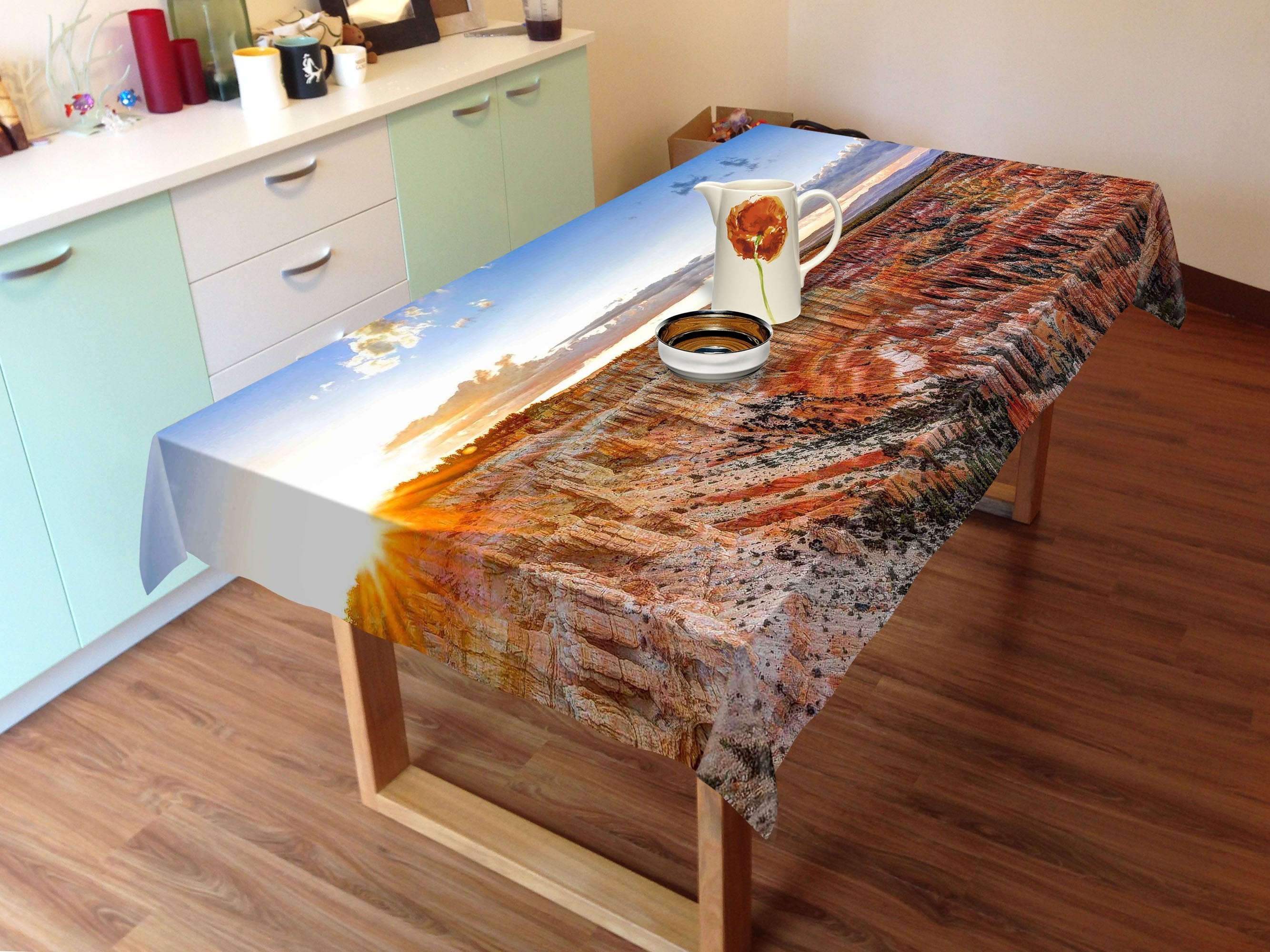 3D Stone Forest 513 Tablecloths Wallpaper AJ Wallpaper 