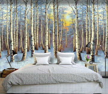 3D Lush Poplar Tree Wallpaper AJ Wallpaper 1 