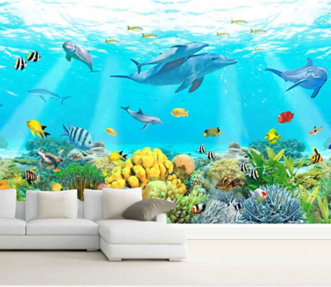 3D Submarine World Wallpaper AJ Wallpaper 1 