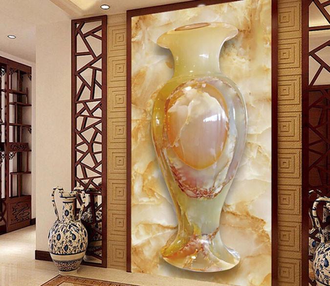 3D Jade Beautiful Vase Wallpaper AJ Wallpaper 1 