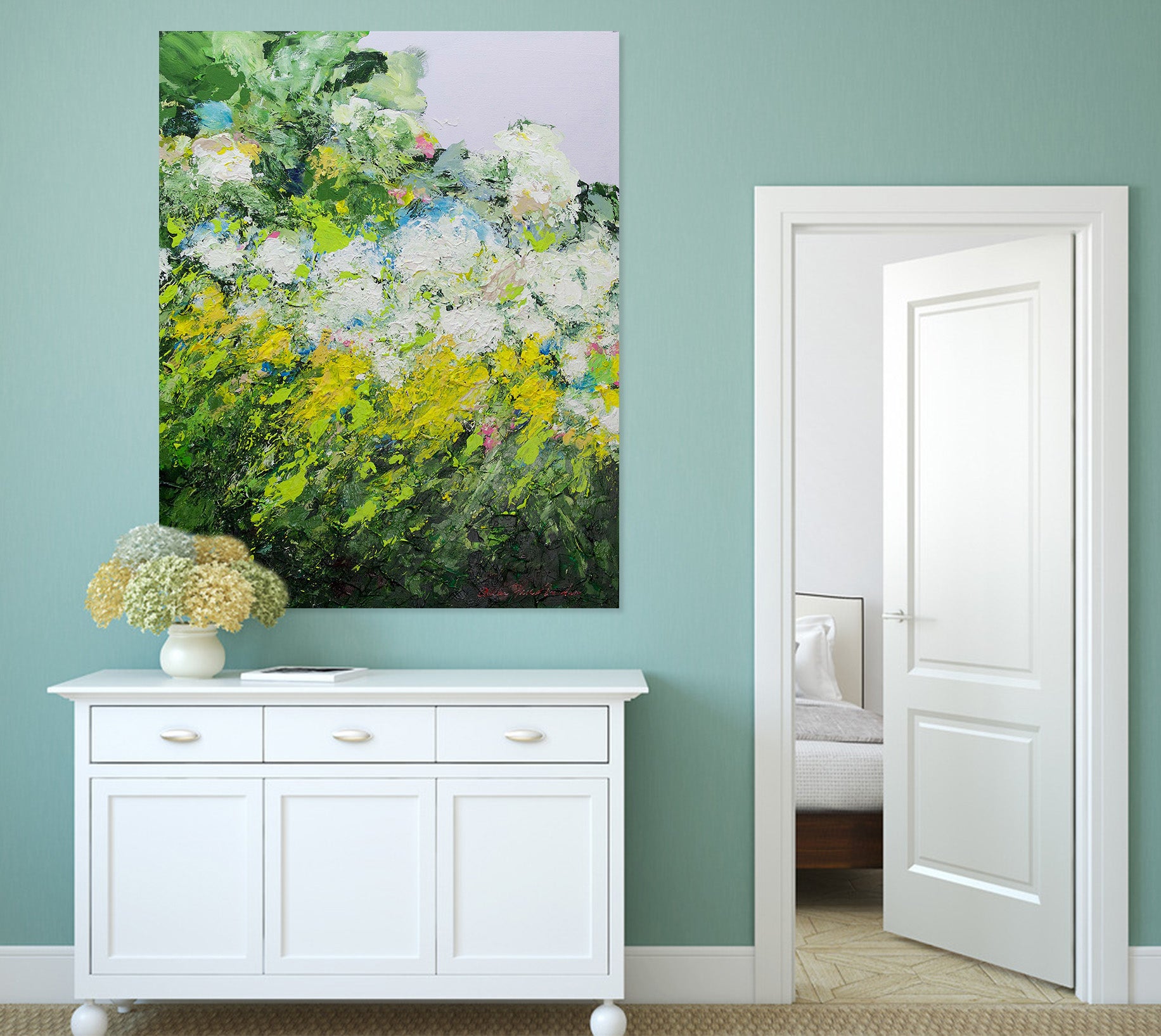 3D Flower Field 294 Allan P. Friedlander Wall Sticker