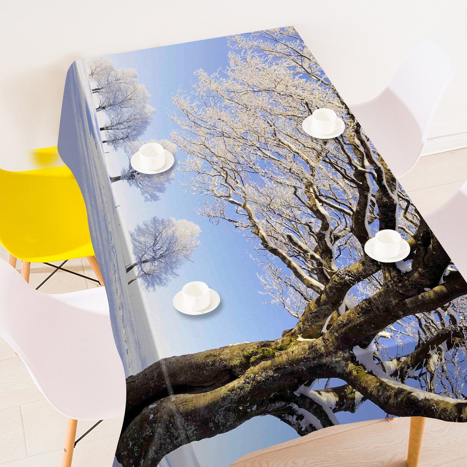 3D Icing Trees 506 Tablecloths Wallpaper AJ Wallpaper 