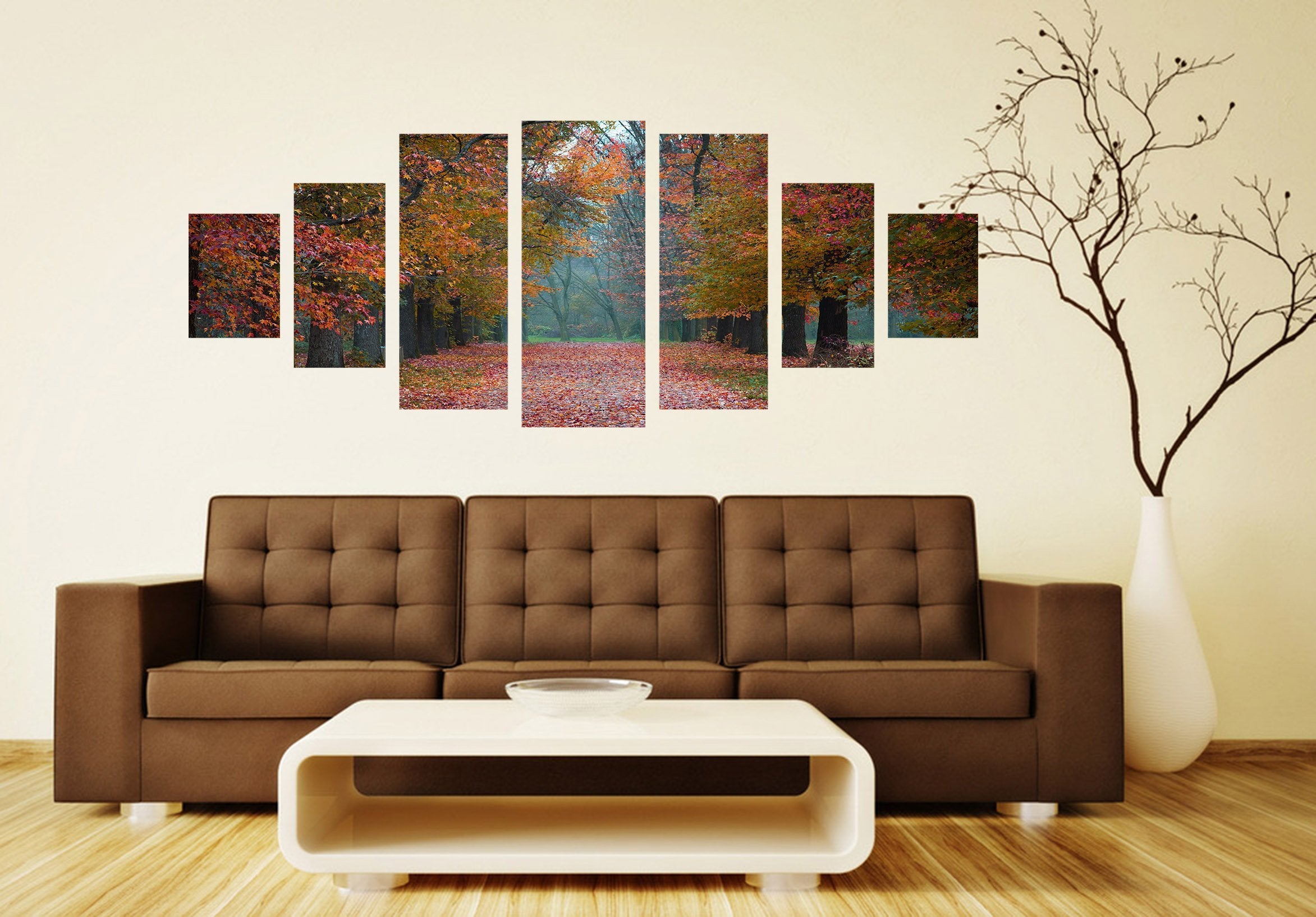 3D Deciduous Forest 194 Unframed Print Wallpaper Wallpaper AJ Wallpaper 