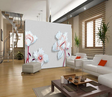 3D Floral large flowers Wallpaper AJ Wallpaper 1 