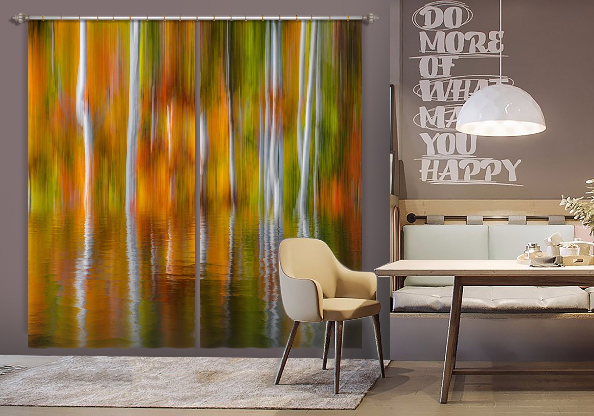 3D Color Forest 145 Marco Carmassi Curtain Curtains Drapes