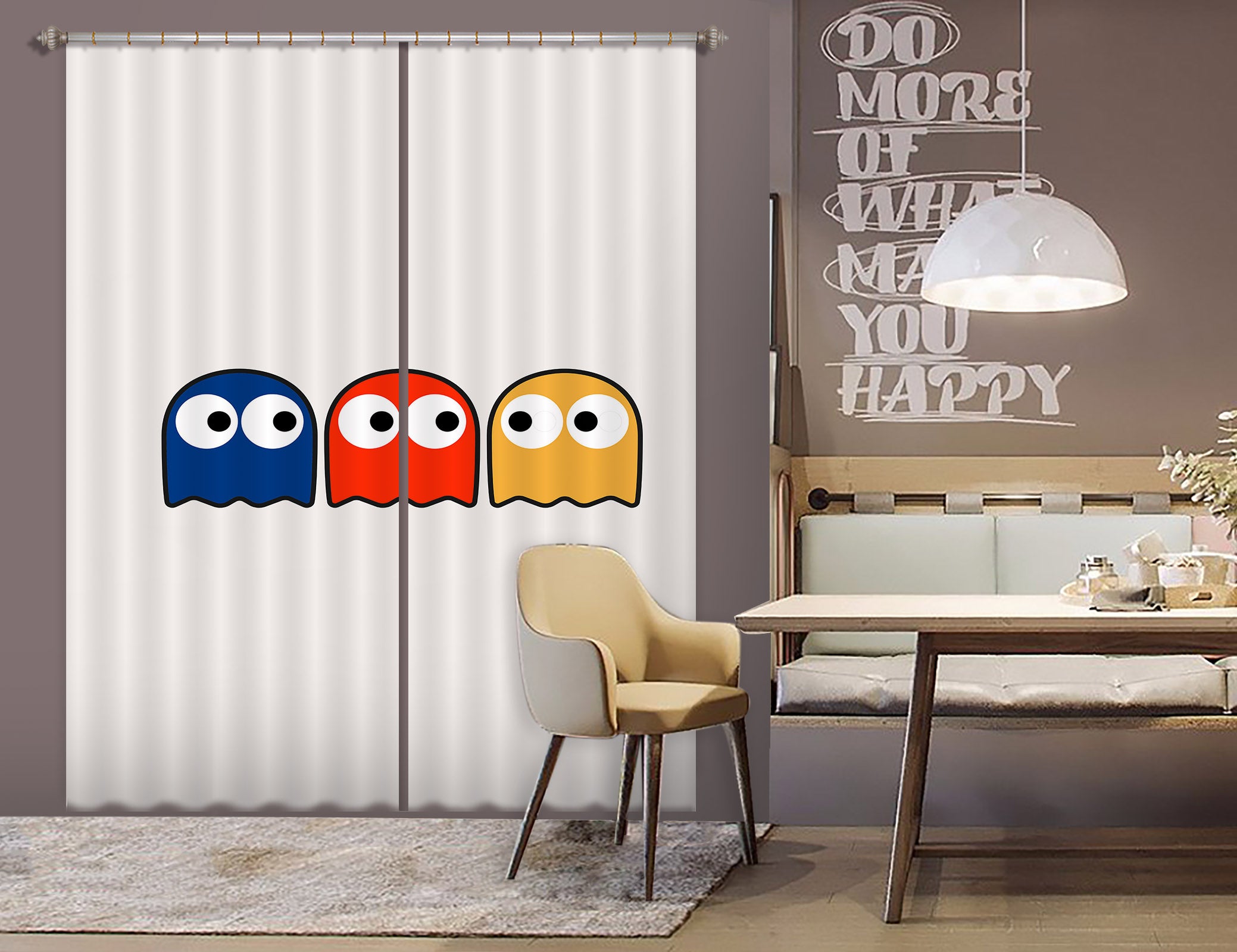 3D Colorful Octopus 1078 Boris Draschoff Curtain Curtains Drapes