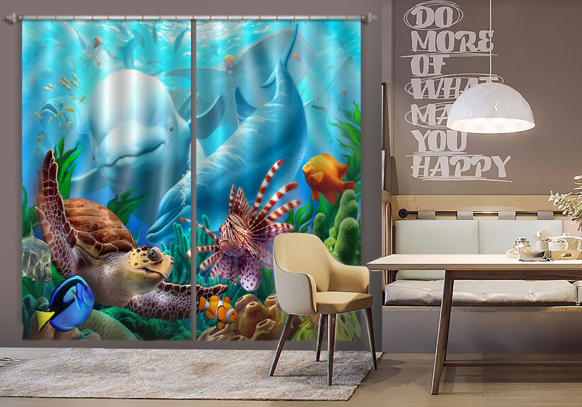 3D Seavilians 046 Jerry LoFaro Curtain Curtains Drapes