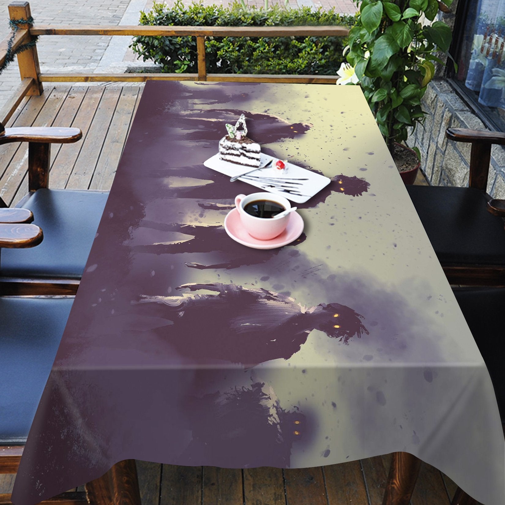 3D Zombies 621 Tablecloths Wallpaper AJ Wallpaper 
