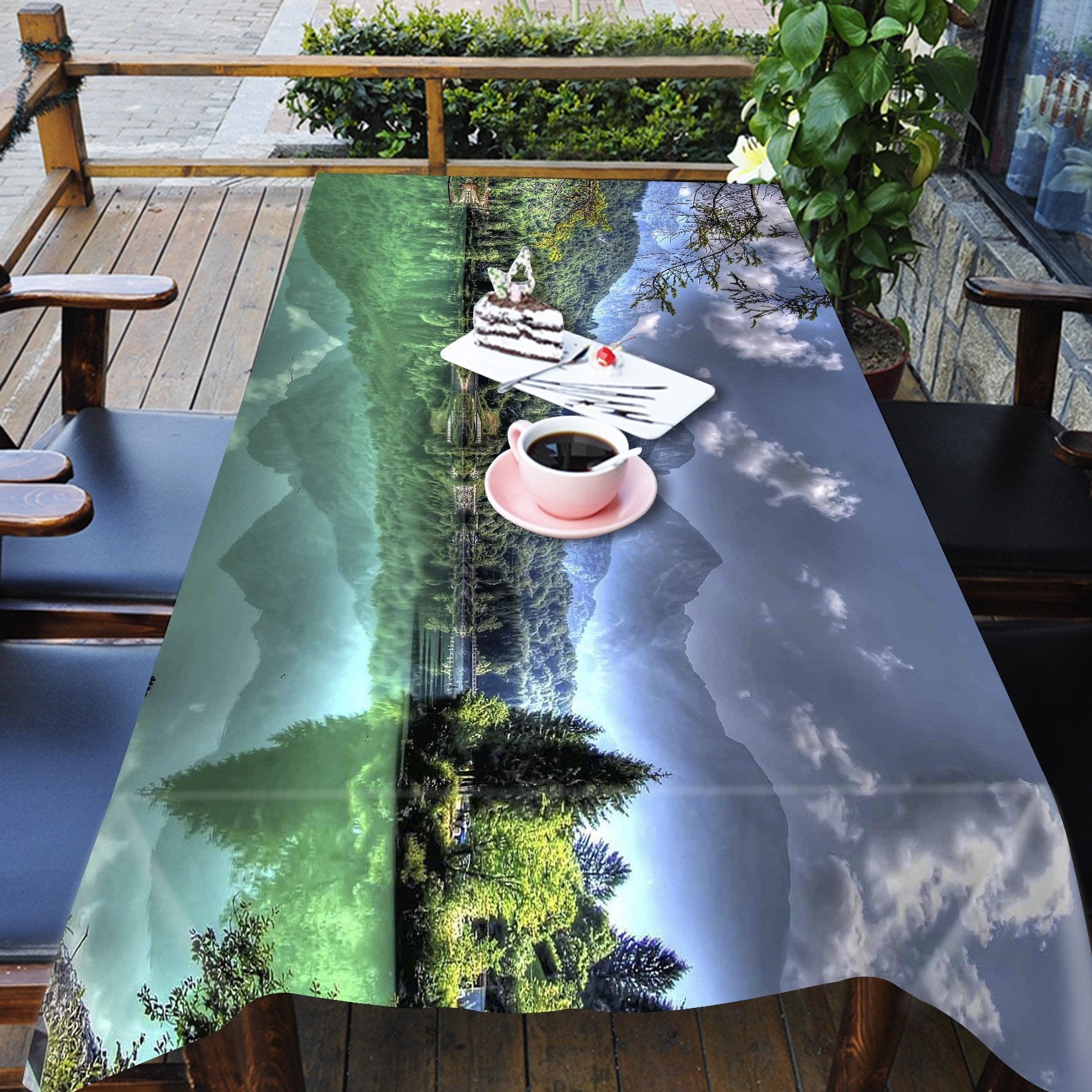 3D Beautiful Lake Scenery 830 Tablecloths Wallpaper AJ Wallpaper 