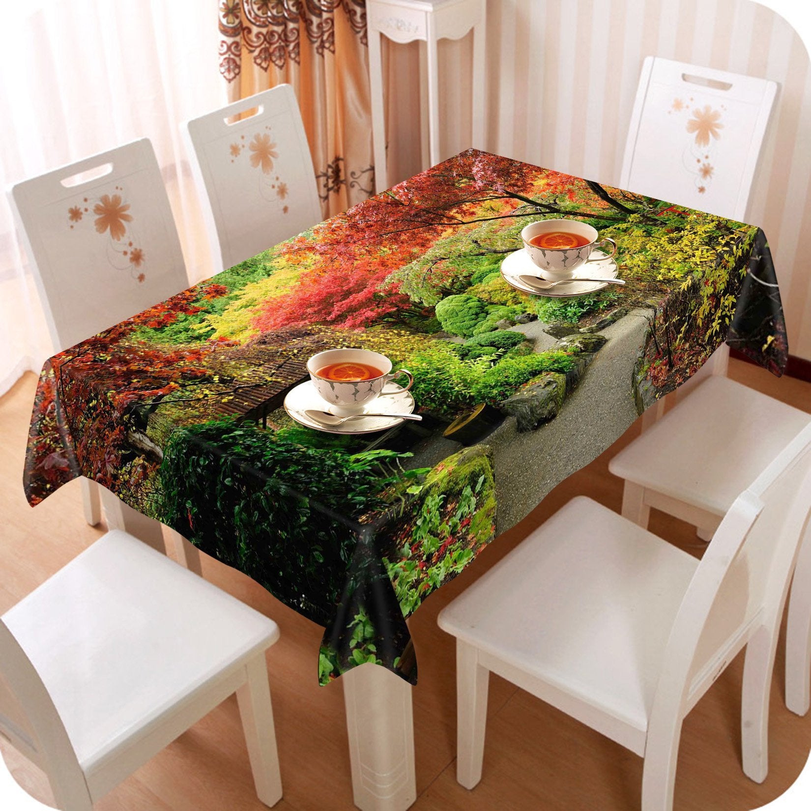 3D Park Scenery 750 Tablecloths Wallpaper AJ Wallpaper 