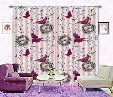 3D Birds Nest 575 Curtains Drapes Wallpaper AJ Wallpaper 