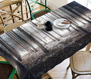 3D Frozen Forest 470 Tablecloths Wallpaper AJ Wallpaper 
