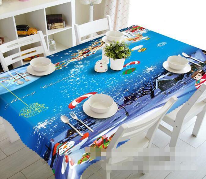 3D Santa Claus Gifts 1419 Tablecloths Wallpaper AJ Wallpaper 