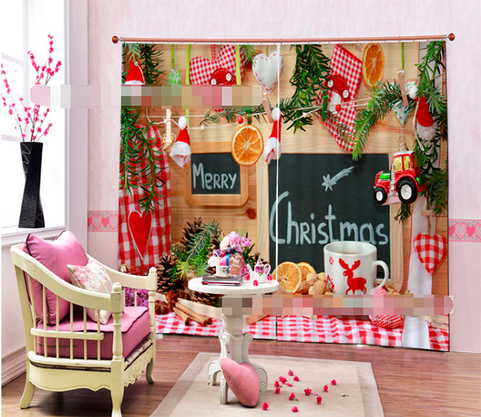 3D Christmas Food 2002 Curtains Drapes Wallpaper AJ Wallpaper 