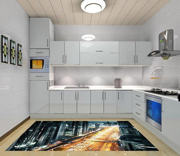 3D Busy City 702 Kitchen Mat Floor Mural Wallpaper AJ Wallpaper 
