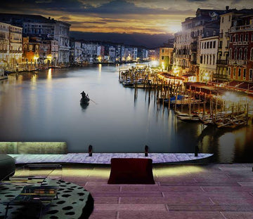 3D City Lake 092 Wallpaper AJ Wallpaper 