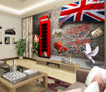 Telephone Box Wallpaper AJ Wallpaper 