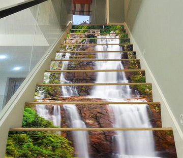 3D Rock Waterfalls 794 Stair Risers Wallpaper AJ Wallpaper 